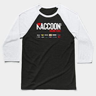 Raccoon Racing Baseball T-Shirt